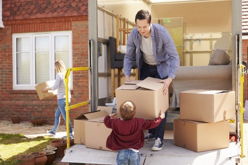 Professional piano removal service for a home in Holland Park
