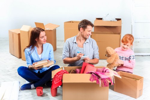 Professional Holland Park man and van handling household items with care
