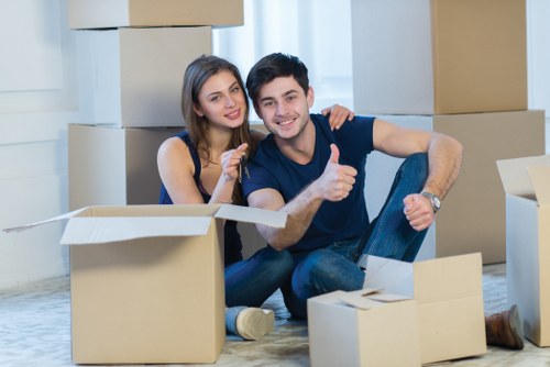 Careful loading support for furniture and boxes in West London