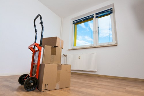 Team member completing a safe and organised removal operation