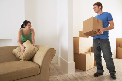 Recycling and sustainability operations for a Holland Park moving service